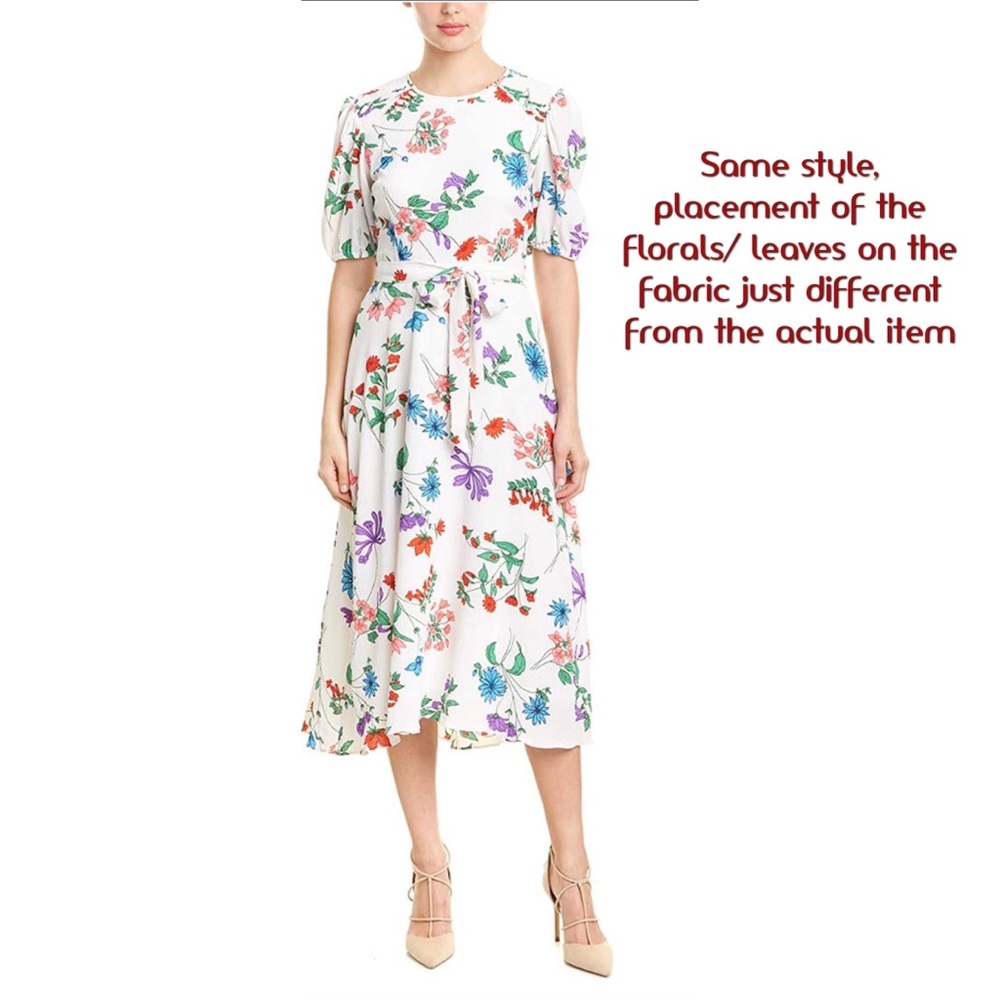 👯‍♀️Host Pick⚡️Donna Morgan Puff Sleeve Midi Dress